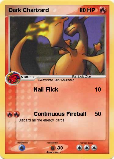 Pokemon Dark Charizard