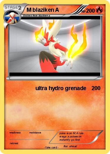 Pokemon M blaziken A