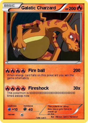 Pokemon Galatic Charzard