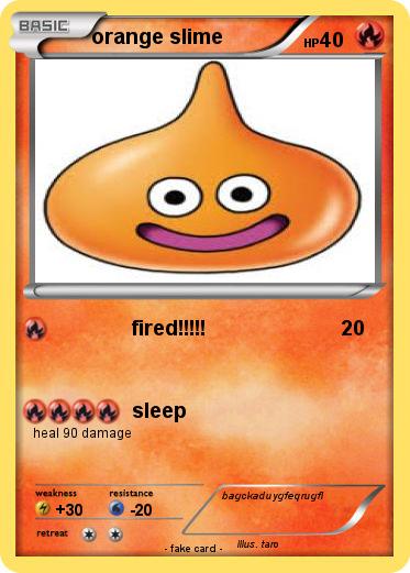 Pokemon orange slime
