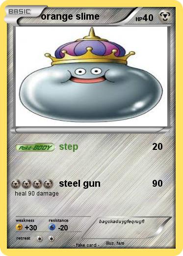 Pokemon orange slime