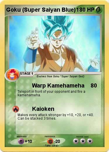 Pokemon Goku (Super Saiyan Blue)