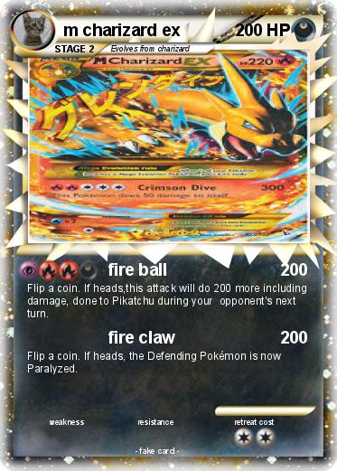 Pokemon m charizard ex