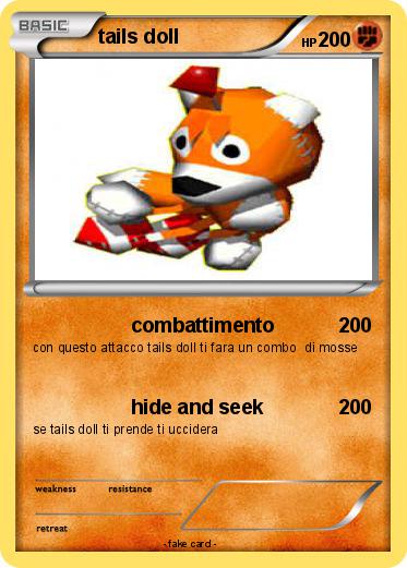 Pokemon tails doll