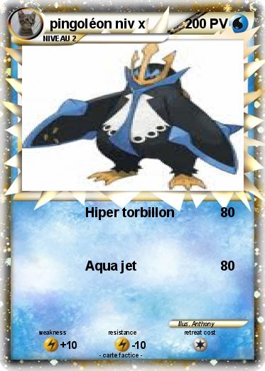 Pokemon pingoléon niv x