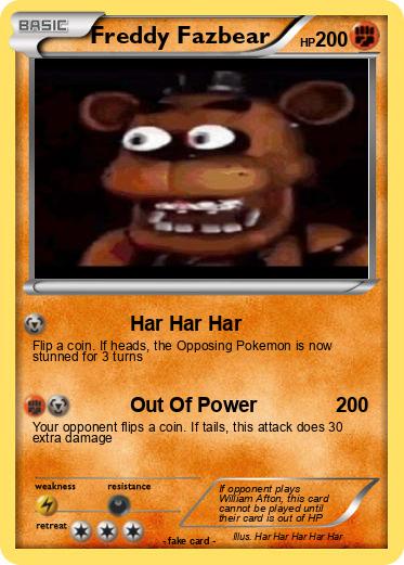Pokemon Freddy Fazbear