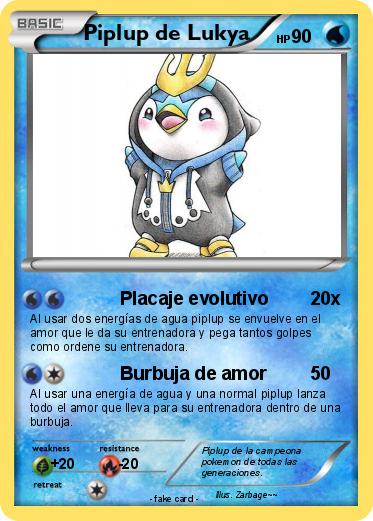 Pokemon Piplup de Lukya