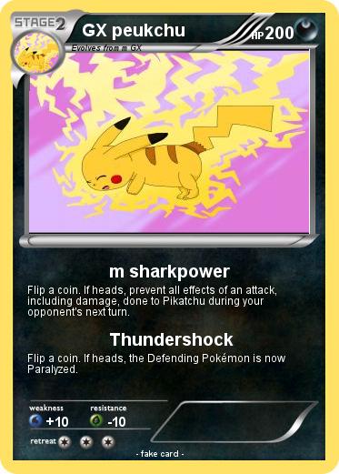 Pokemon GX peukchu