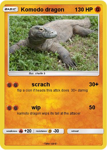 Pokemon Komodo dragon