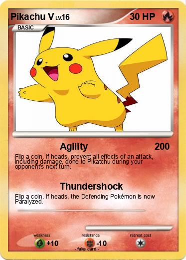 Pokemon Pikachu V