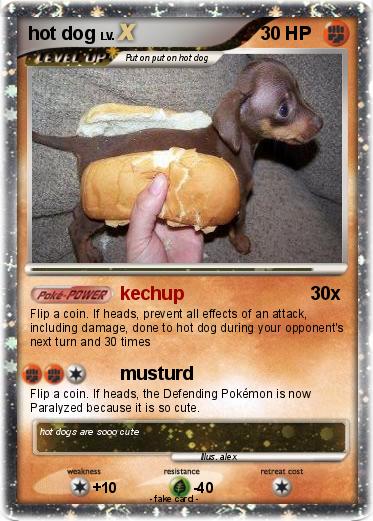 Pokemon hot dog