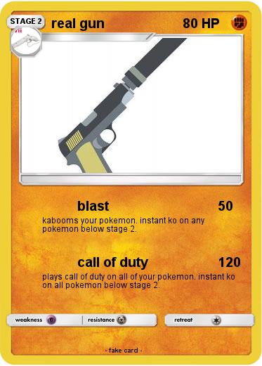 Pokemon real gun