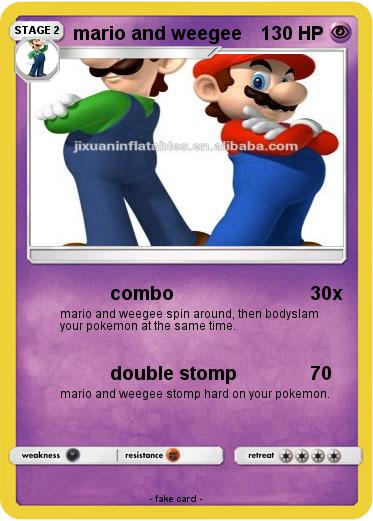 Pokemon mario and weegee