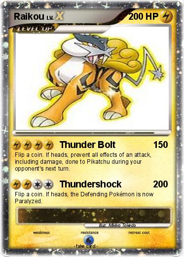 Pokemon Raikou