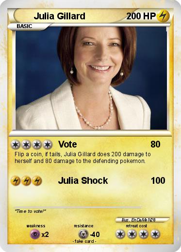 Pokemon Julia Gillard