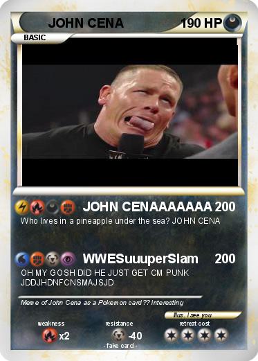 Pokemon JOHN CENA
