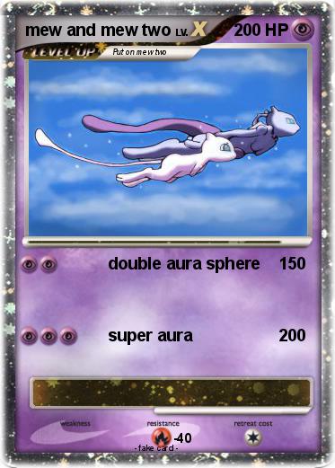 Pokemon mew and mew two