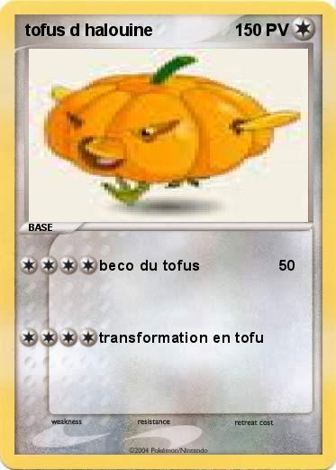Pokemon tofus d halouine