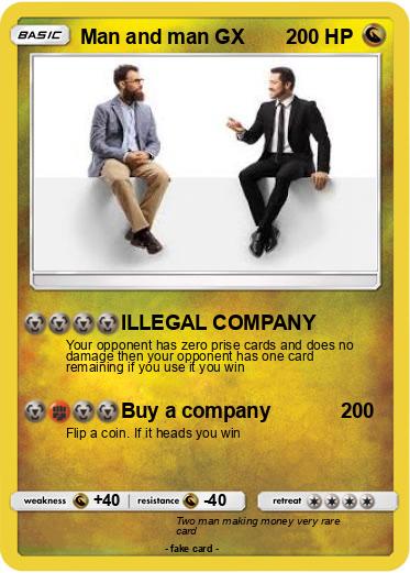 Pokemon Man and man GX