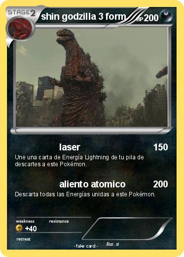 Pokemon shin godzilla 3 form