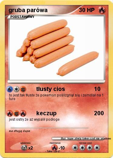 Pokemon gruba parówa