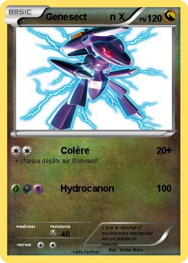 Pokemon Genesect         n X