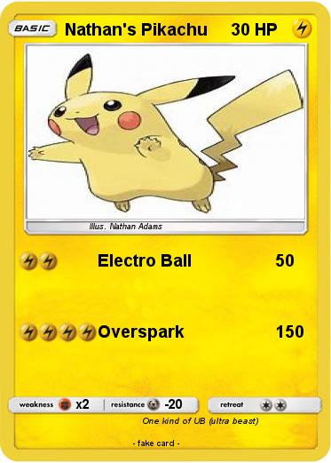 Pokemon Nathan's Pikachu
