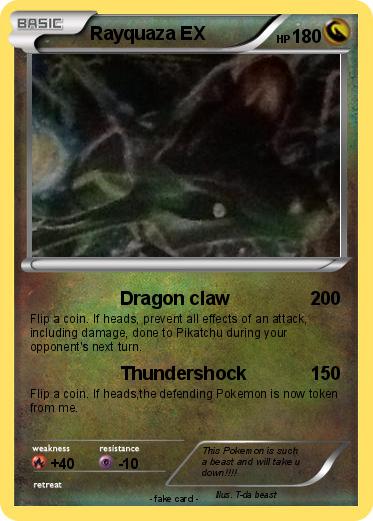 Pokemon Rayquaza EX