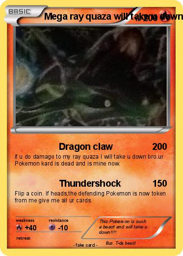Pokemon Mega ray quaza will take u down