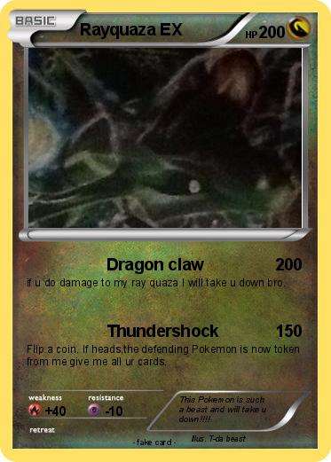 Pokemon Rayquaza EX