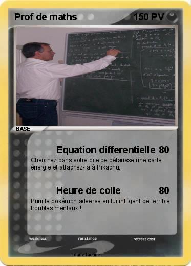 Pokemon Prof de maths