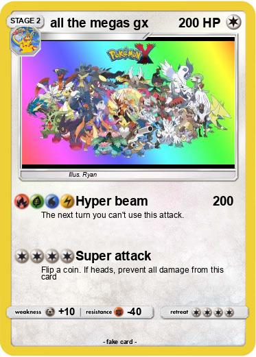 Pokemon all the megas gx