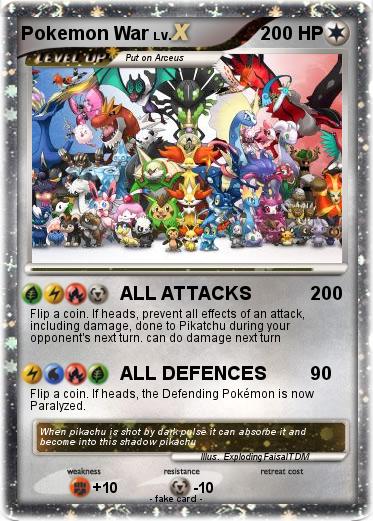 Pokemon Pokemon War