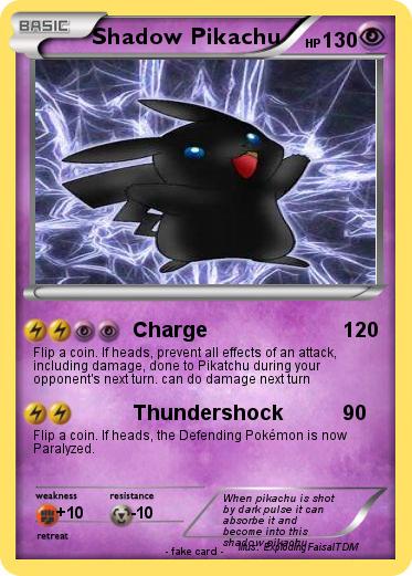 Pokemon Shadow Pikachu