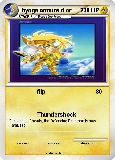 Pokemon hyoga armure d or