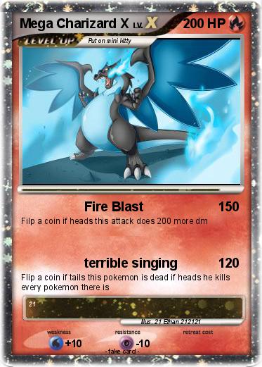 Pokemon Mega Charizard X