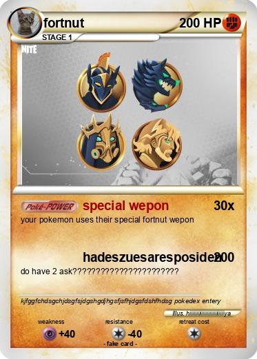 Pokemon fortnut