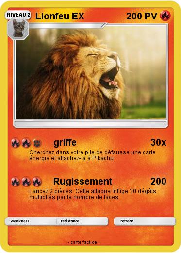 Pokemon Lionfeu EX