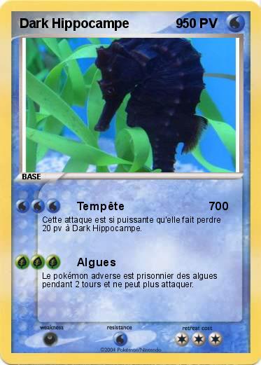 Pokemon Dark Hippocampe             9