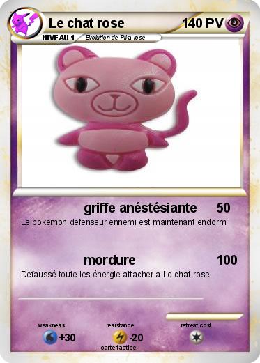 Pokemon Le chat rose