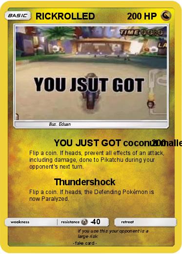 Pokemon RICKROLLED