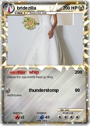Pokemon bridezilla
