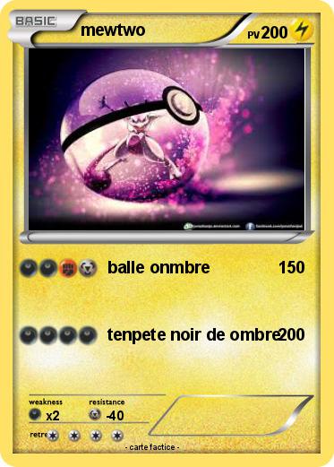 Pokemon mewtwo