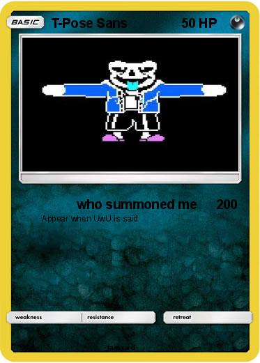 Pokemon T-Pose Sans