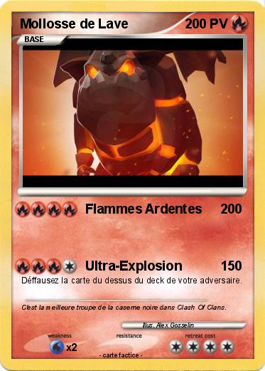 Pokemon Mollosse de Lave