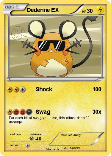 Pokemon Dedenne EX