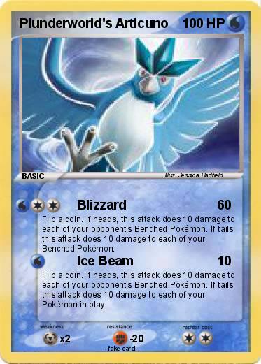 Pokemon Plunderworld's Articuno