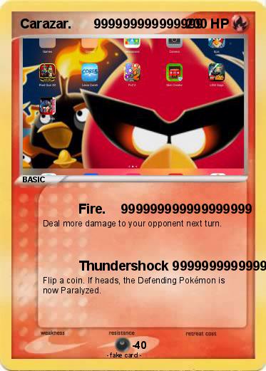 Pokemon Carazar.      999999999999999