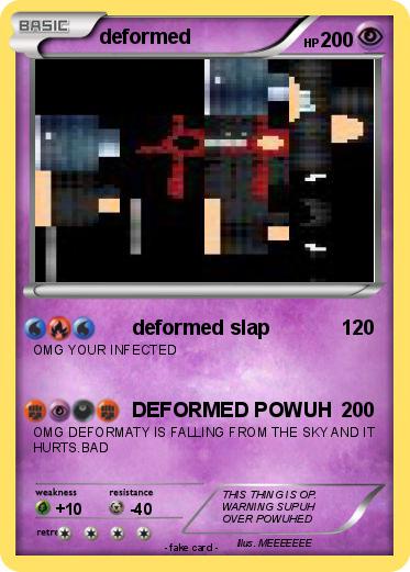 Pokemon deformed