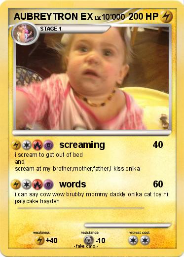 Pokemon AUBREYTRON EX